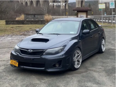 2013 Subaru WRX with 18x9.5 22 Kansei Astro and 225/40R18