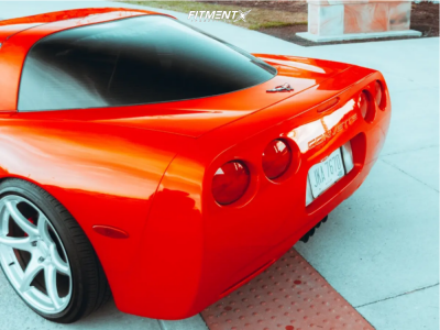 1998 Chevrolet Corvette Base with 18x9 Kansei Tandem and Goodyear
