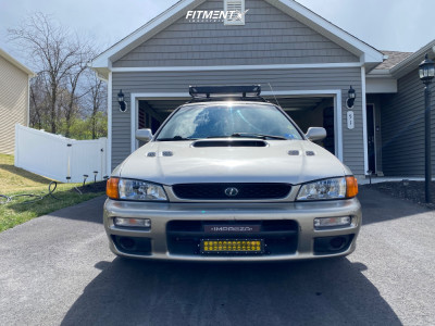 2000 Subaru Impreza Outback with 17x8 AVID1 AV20 and Falken 225x45 on ...