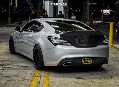 2015 Hyundai Genesis Coupe 3.8 with 18x9.5 Aodhan Ds07 and Continental