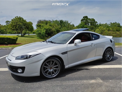 2008 Hyundai Tiburon GT Limited with 18x8.5 Aodhan Ds02 and Nitto ...