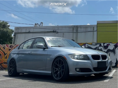 2009 BMW 328i Base with 19x9.5 Rotiform Ltn and Pirelli 245x35 on ...