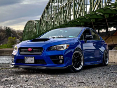 2015 Subaru WRX with 18x9.5 38 Konig Countergram and 255