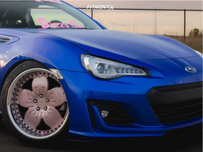 2017 Subaru BRZ Premium with 18x9.5 Heritage Sakura and Nitto
