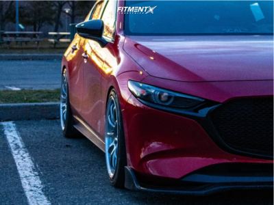 2021 Mazda 3 Sport GT with 18x8.5 AVID1 Av40 and Firestone 225x40 on