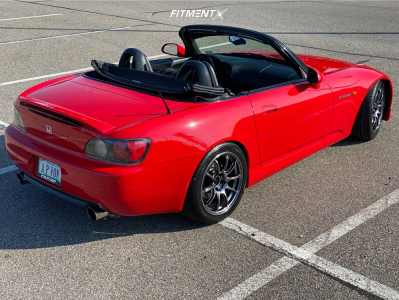 2001 Honda S2000 Base with 17x8 Advan Racing RZII and Bridgestone