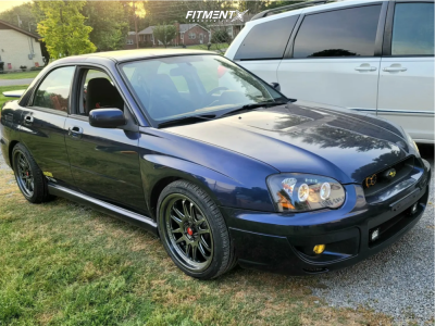 2005 Subaru Impreza RS with 18x8.5 Aodhan Ah07 and Barum 225x40 on