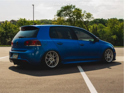 2013 Volkswagen Golf R Base with 17x8.5 BBS Rk and Falken 215x40 on