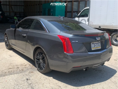 2017 Cadillac ATS Base with 18x8.5 ESR Cs8 and Nitto 225x40 on ...