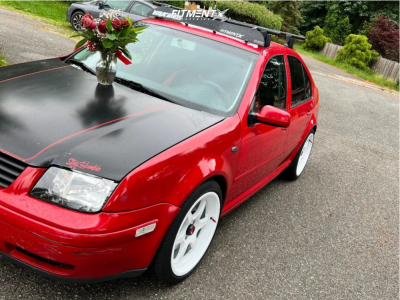 2000 Volkswagen Jetta GLS with 18x8.5 Aodhan Ah08 and Vercelli 225x40