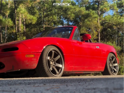 1990 Mazda Miata Base with 17x9.25 JNC Jnc014 and Nankang 205x40