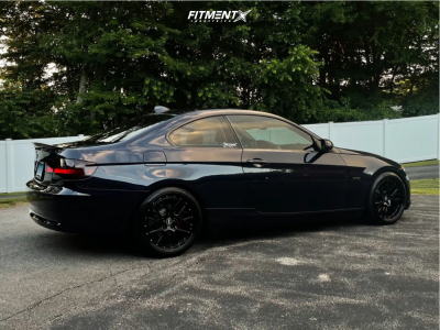 2007 BMW 328xi Base with 19x8.5 ESR Cs11 and Continental 235x35 on