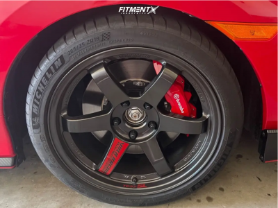 2021 Honda Civic Type R with 18x9.5 Volk Te37sl and Michelin 265x35 on ...