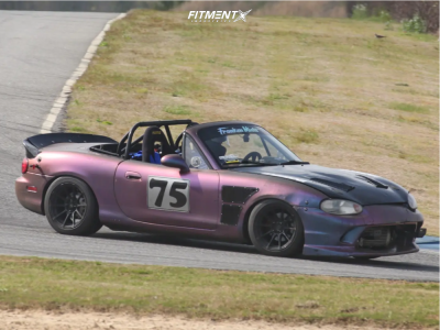 1999 Mazda Miata with 15x9 35 Advanti Racing Storm S1 and 245