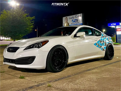 羽生　GENESIS 2013 Hyundai Genesis Coupe with 19x9.5 15 Aodhan DS08 and