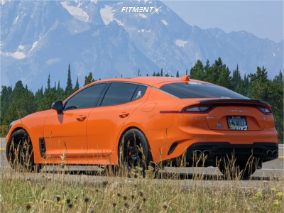 2019 Kia Stinger GTS with 19x8.5 ESR Sr07 and Continental 255x35 on