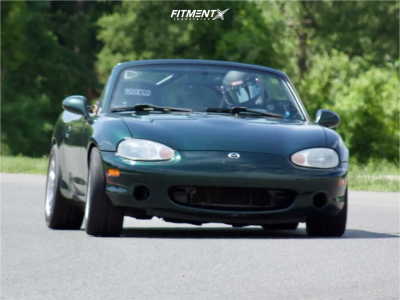 2000 Mazda Miata with 15x8 25 Konig Freeform and 225/45R15 Falken