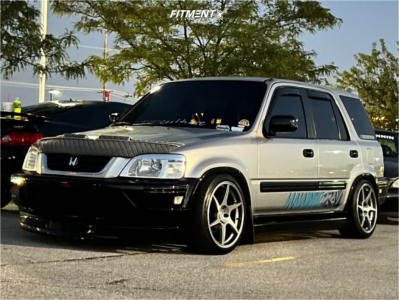 2001 Honda CR-V EX Wheel Offset Flush Coilovers 2365729 Anovia