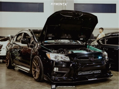 2015 Subaru WRX - 18x9.5 35mm - Aodhan Ah-x - Coilovers - 245/40R18