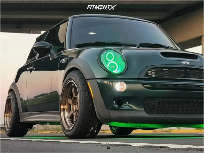 2003 Mini Cooper S with 16x8 MST Time Attack and Firestone 205x50 on ...