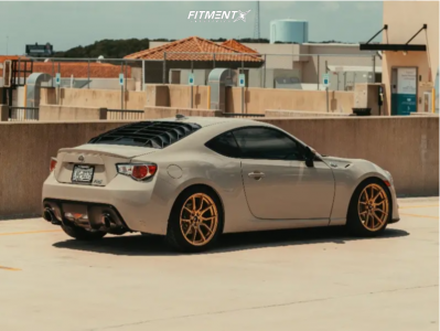 2016 Scion FR-S Base with 18x9.5 Option Lab R716 and Federal 245x40 on ...