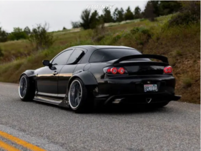 2004 Mazda RX-8 Base with 18x10.5 Heritage Hokkaido and Lionhart 245x40 ...