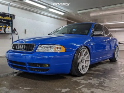 2000 Audi S4 Base with 18x8.5 Work Emotion Cr Kiwami and Bridgestone