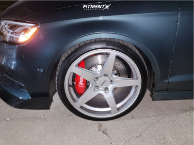 2020 Audi S3 Premium Plus with 19x8.5 Rotiform Wgr and Continental