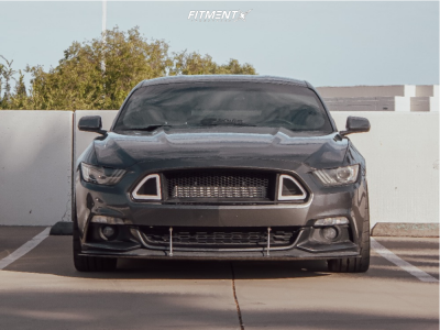2015 Ford Mustang EcoBoost with 19x9 American Muscle Performance Pack