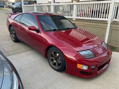1990 Nissan 300ZX Base with 17x8 AVID1 Av6 and Falken 225x45