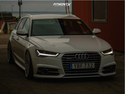 2016 Audi A6 Premium with 20x10 Rotiform Las-r and Triangle 245x30 on