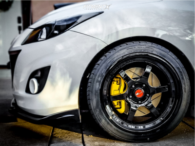 2013 Mazda 3 Mazdaspeed with 18x8.5 Aodhan Ah08 and Nitto 235x40