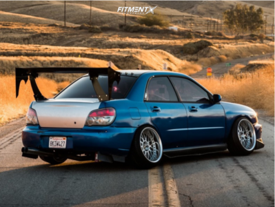 2002 Subaru Impreza WRX with 18x10 Work VS-XX and Achilles 225x40 on