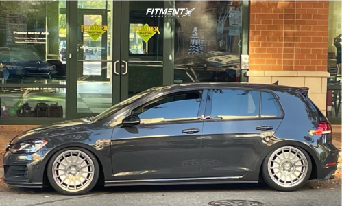 2019 Volkswagen GTI Rabbit Edition with 18x8.5 3SDM 0.66 and Vercelli ...