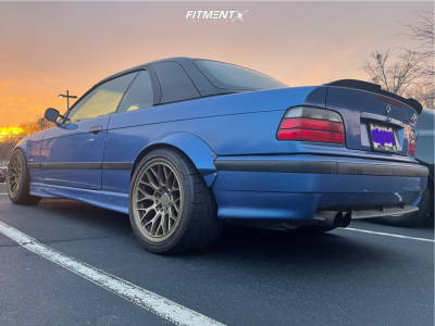 1999 BMW M3 Base with 18x9.5 ESM ESM-FF1 and Falken 265x35 on Coilovers