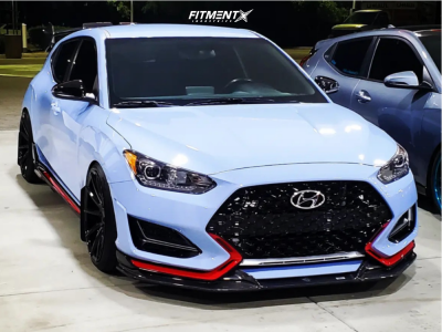 2020 Hyundai Veloster N Performance Package with 19x9.5 TSW Clypse and