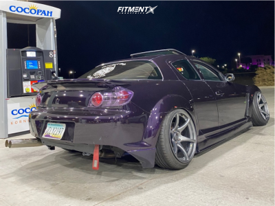 2004 Mazda RX-8 Base with 18x10.5 Kansei Tandem and Lionhart 215x40 on ...