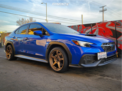2022 Subaru WRX Base with 18x9.5 Enkei Ts-5 and Falken 255x35 on