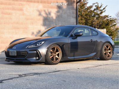 2023 Subaru BRZ Sport-tech with 18x9.5 Gram Lights 57dr and Firestone