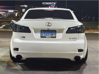 2012 Lexus IS250 Base with 18x9.5 Anovia Titan and Delinte 225x40 on ...