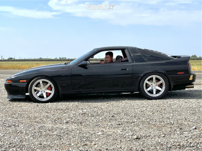 1989 Toyota Supra Turbo with 18x9.5 AVID1 Av6 and Nitto 255x45 on