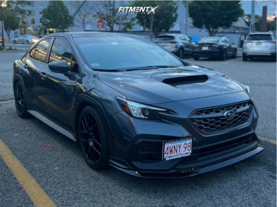 2022 Subaru WRX Base with 19x8 Enkei Raijin and Michelin