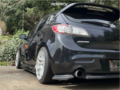 2012 Mazda MazdaSpeed3 Tech Package with 18x10 ESR Sr08 and Michelin