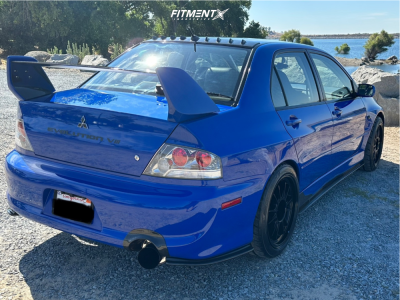 2004 Mitsubishi Lancer Evolution with 18x9.5 Konig Hypergram and Nitto ...