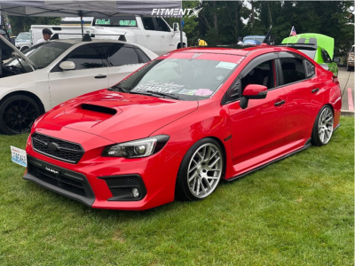 2018 Subaru WRX with 18x9.5 35 Anovia Elder and 225/40R18