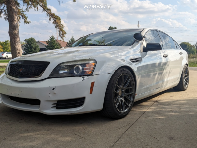 2012 Chevrolet Caprice - 18x9.5 35mm - Aodhan Ah-x - Lowering Springs - 255/45R18