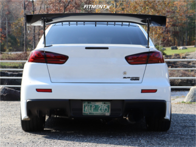 2015 Mitsubishi Lancer Evolution GSR with 19x9.5 Kansei Tandem and ...