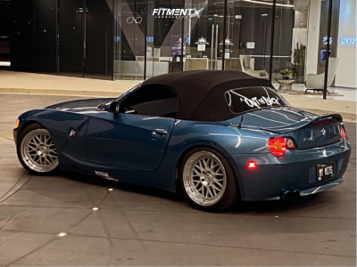 2003 BMW Z4 2.5i with 18x9.5 Aodhan Ah02 and Continental