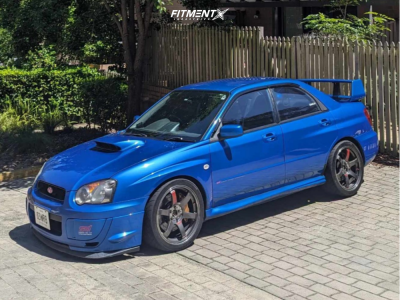 RAYS STI インプレッサ スバル 16×7J×53 yokohama Original Rays STi 16