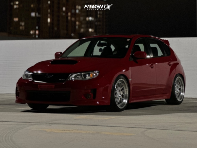 2012 Subaru Impreza - 18x8.5 35mm - Aodhan Ds06 - Coilovers - 235/40R18